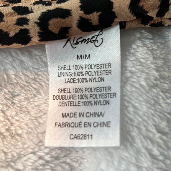 Leopard Print Lace Blouse - Picture 5 of 5